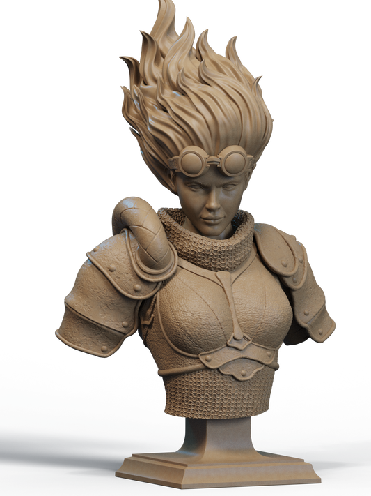 Chandra - 9 and 6 Scale 3D Printed Statue Model Kit