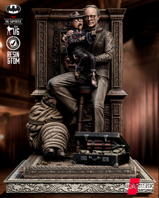 Scarface and Ventriloquist - Sculpt - 6 or 12 scale - 3D Model Kit - Fan Art