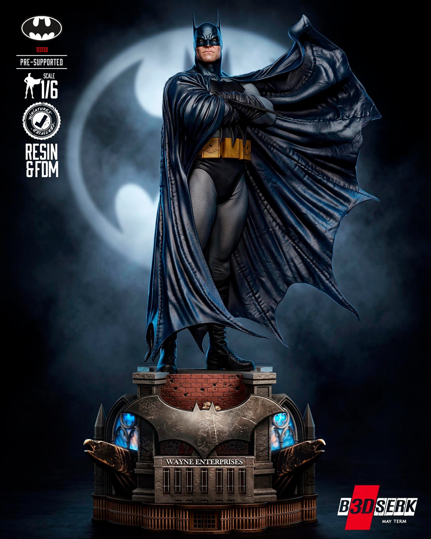 Batman Kingdom Come (Sculpt) 3D Model Kit - 12 or 6 scale (Fan Art)
