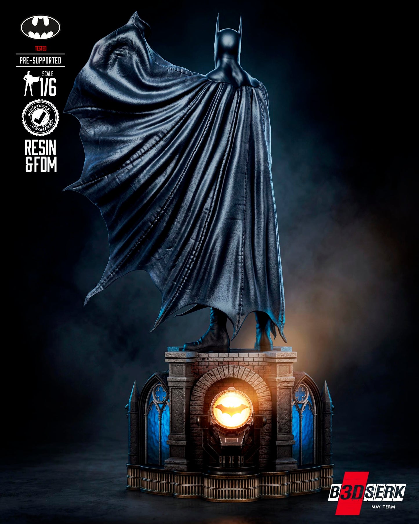 Batman Kingdom Come (Sculpt) 3D Model Kit - 12 or 6 scale (Fan Art)
