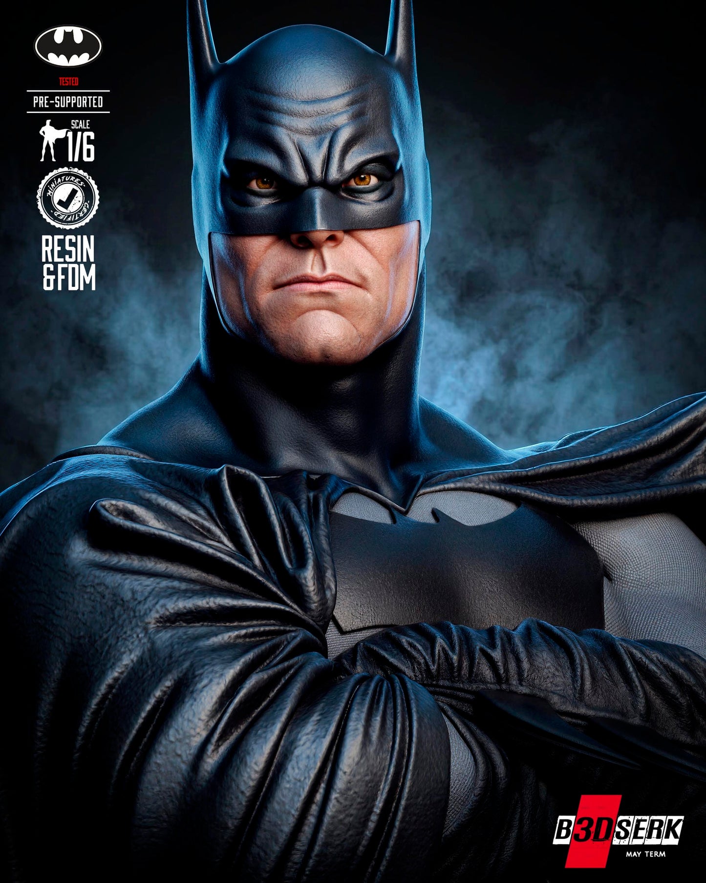 Batman Kingdom Come (Sculpt) 3D Model Kit - 12 or 6 scale (Fan Art)