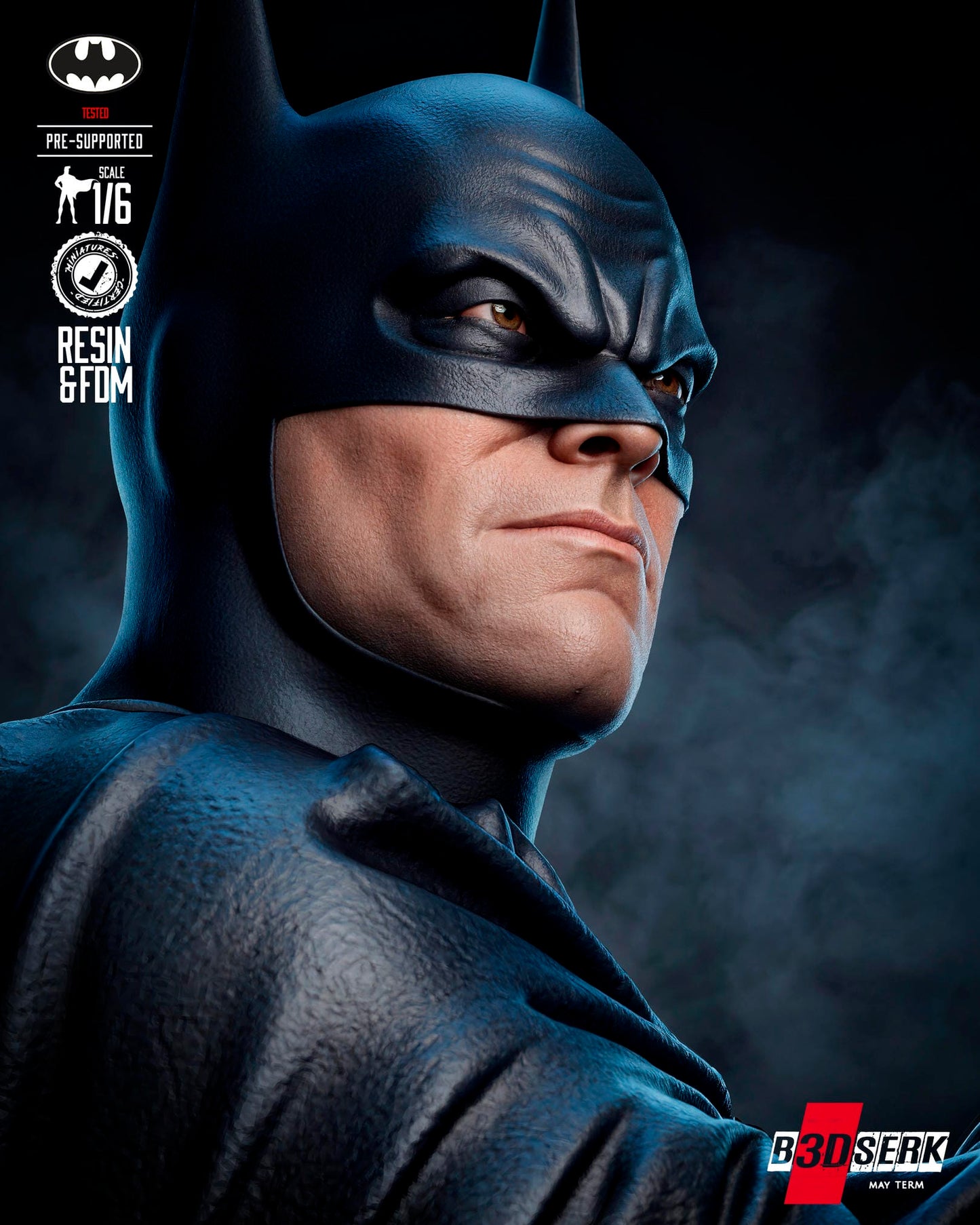 Batman Kingdom Come (Sculpt) 3D Model Kit - 12 or 6 scale (Fan Art)