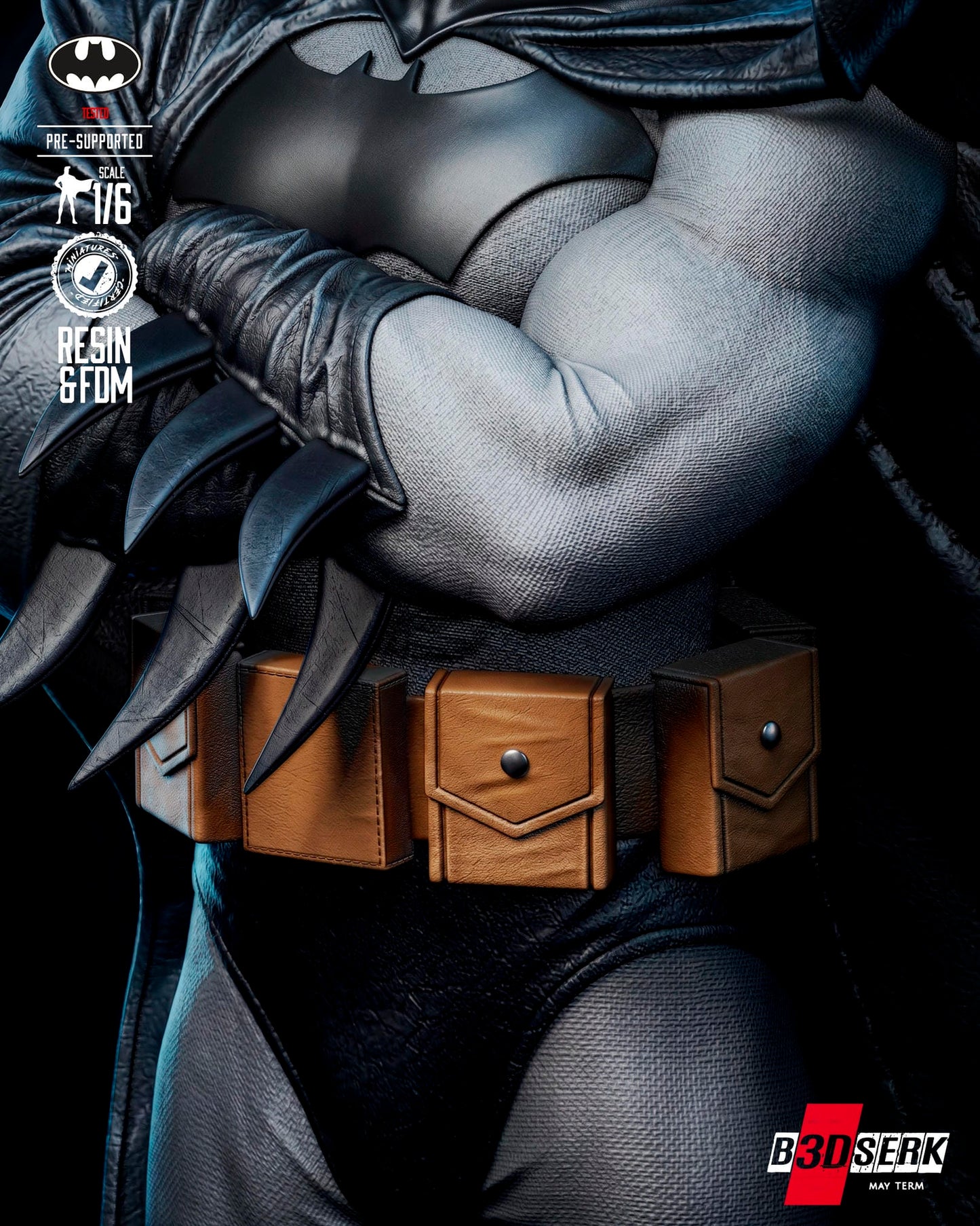 Batman Kingdom Come (Sculpt) 3D Model Kit - 12 or 6 scale (Fan Art)