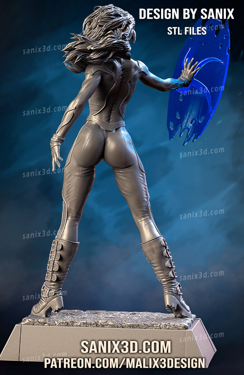 Invisible Woman (Fantastic 4) Statue -  3D Print - Fan Art - 10 scale