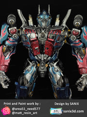 Optimus Prime (Transformers) Statue -  3D Print - Fan Art - 45 scale