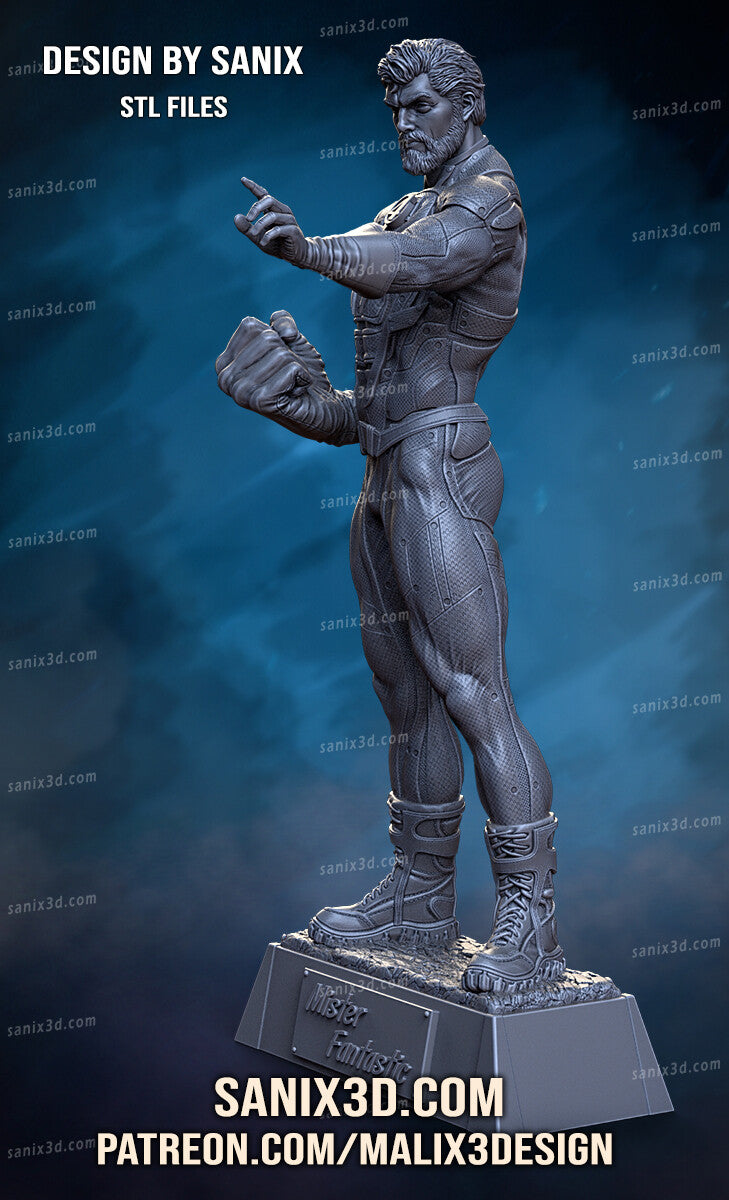 Mister Fantastic (Fantastic 4) Statue -  3D Print - Fan Art - 10 scale