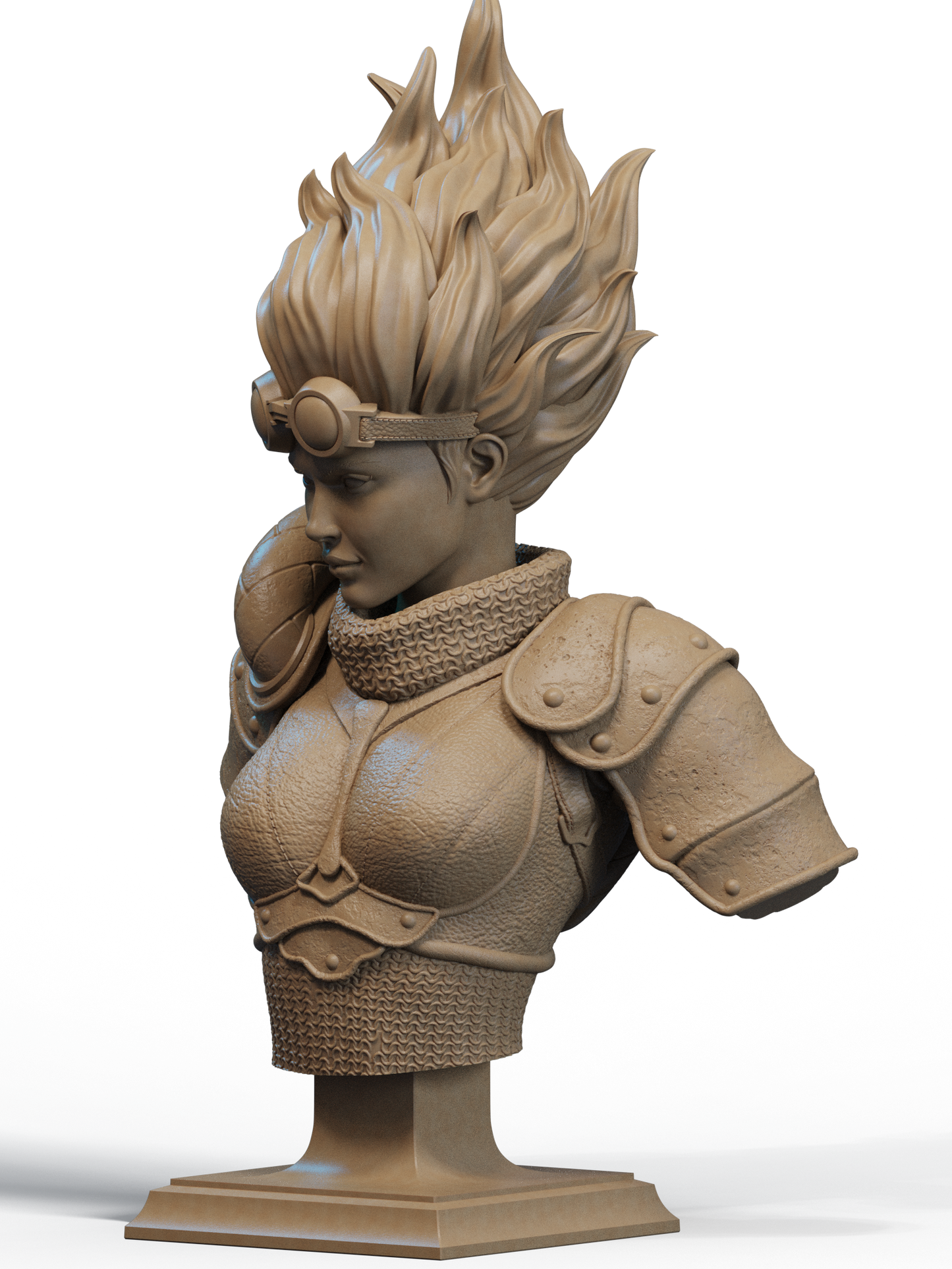 Chandra - 9 and 6 Scale 3D Printed Statue Model Kit