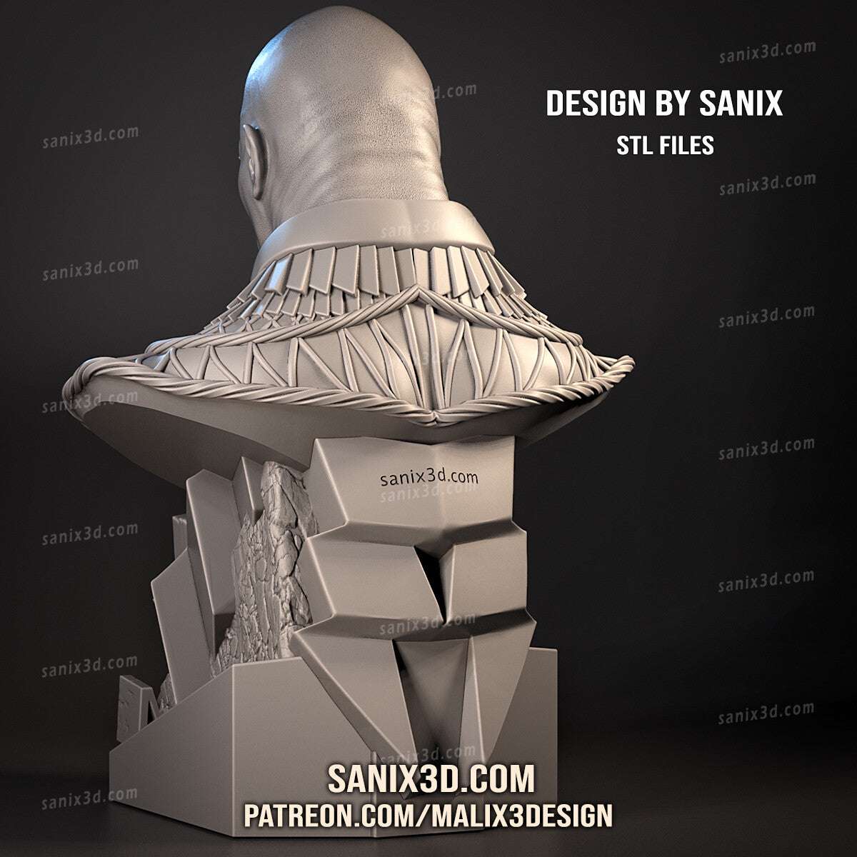 Black Adam (Dwayne Johnson) 3D Print model - Fan Art, 8 scale model