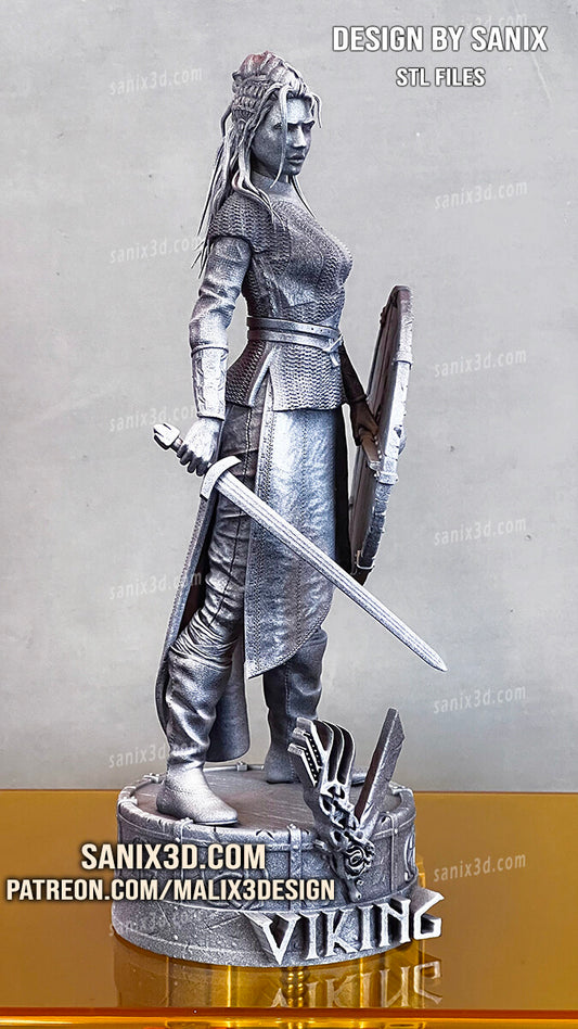 Lagertha (Vikings) 3D Print model - Fan Art - 8 scale model