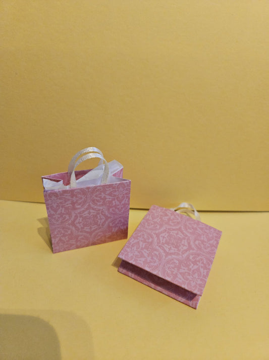 2 X Dolls Paper Shopping / Gift Bags, Barbie / Sindy 6th Scale Size
