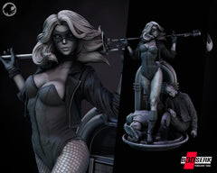 Black Canary (DC) Statue - 4 or 12 scale (480mm to 160mm) Fan Art - 3D Printed