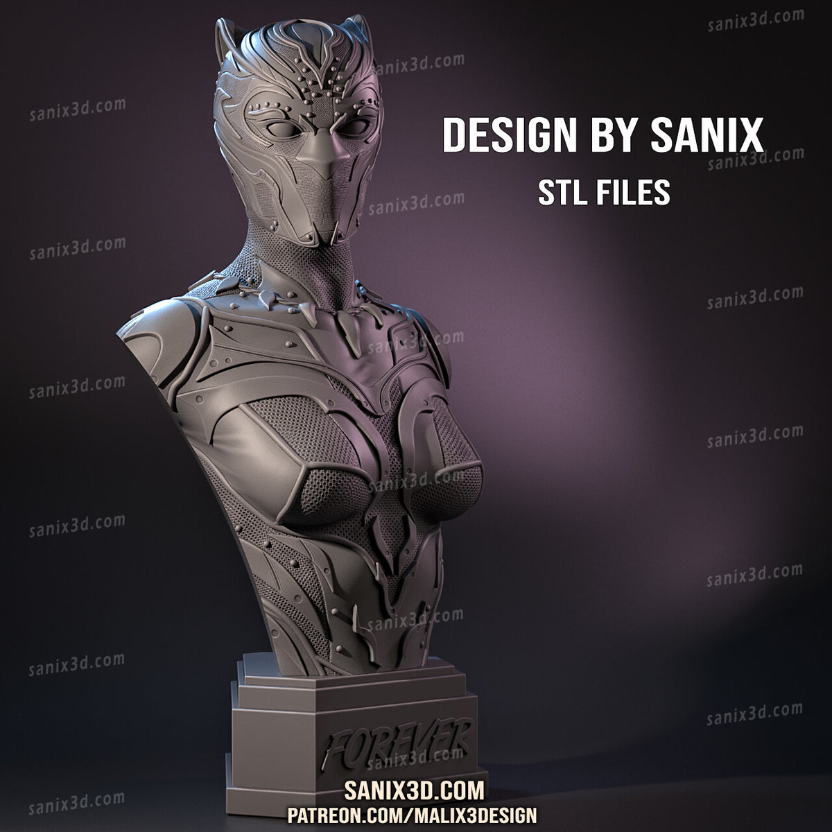 Shuri (Wakanda) 3D Print model - Fan Art, 10 scale model kit