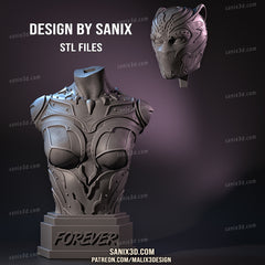 Shuri (Wakanda) 3D Print model - Fan Art, 10 scale model kit