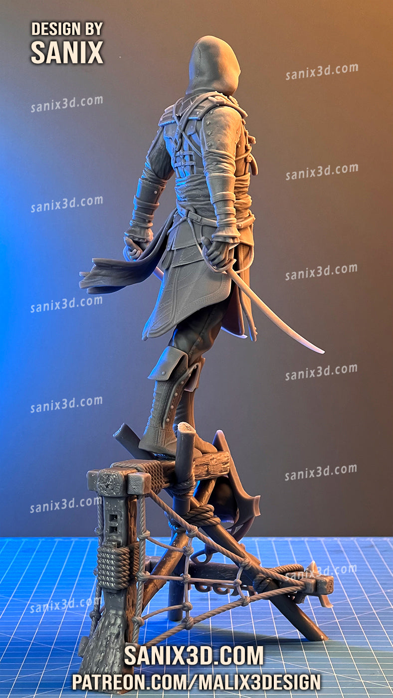 Assassins Creed 3D Print model - Fan Art, 10 scale model kit