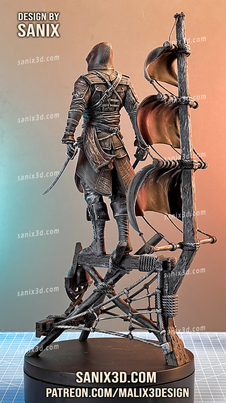 Assassins Creed 3D Print model - Fan Art, 10 scale model kit