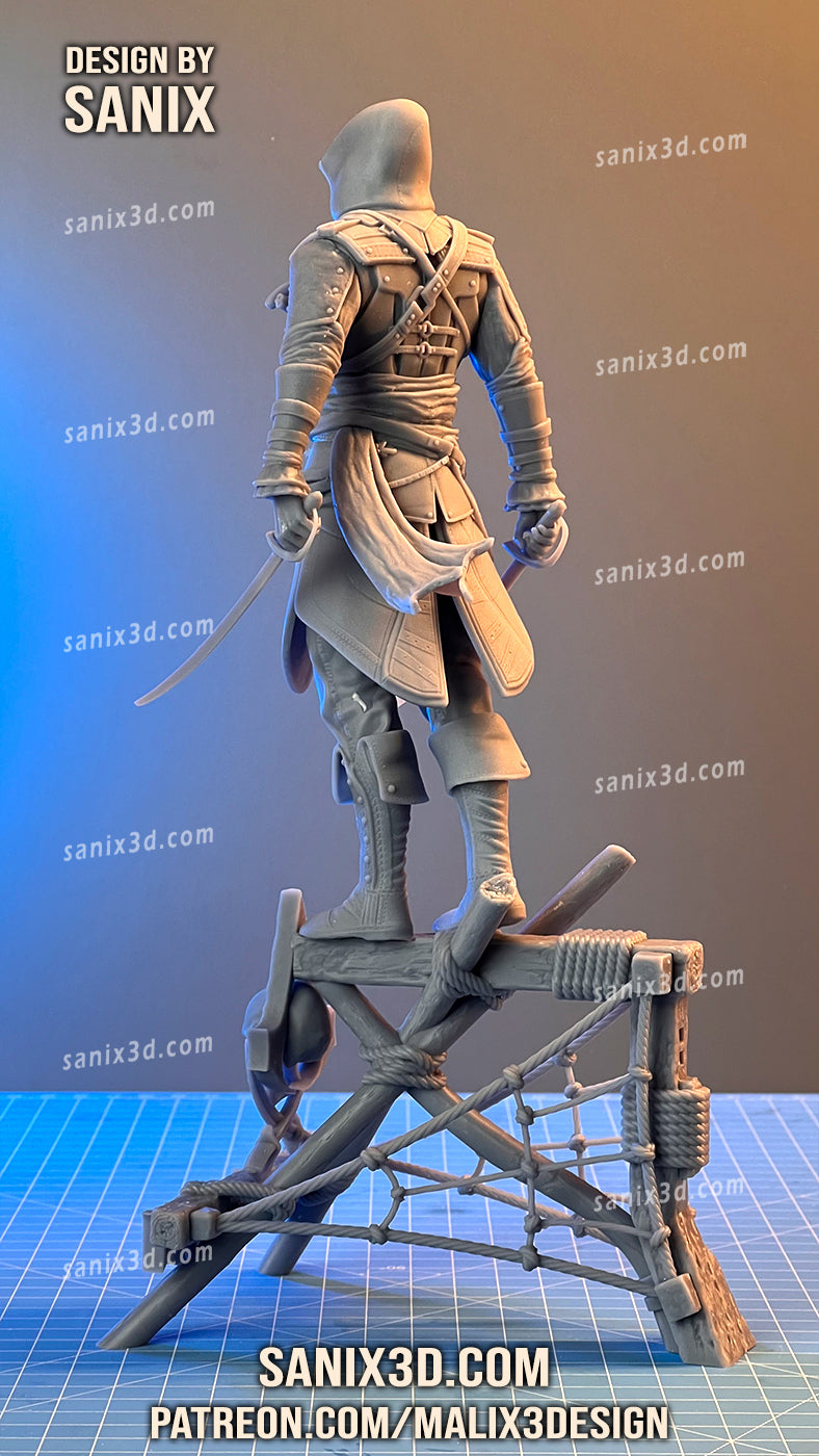 Assassins Creed 3D Print model - Fan Art, 10 scale model kit