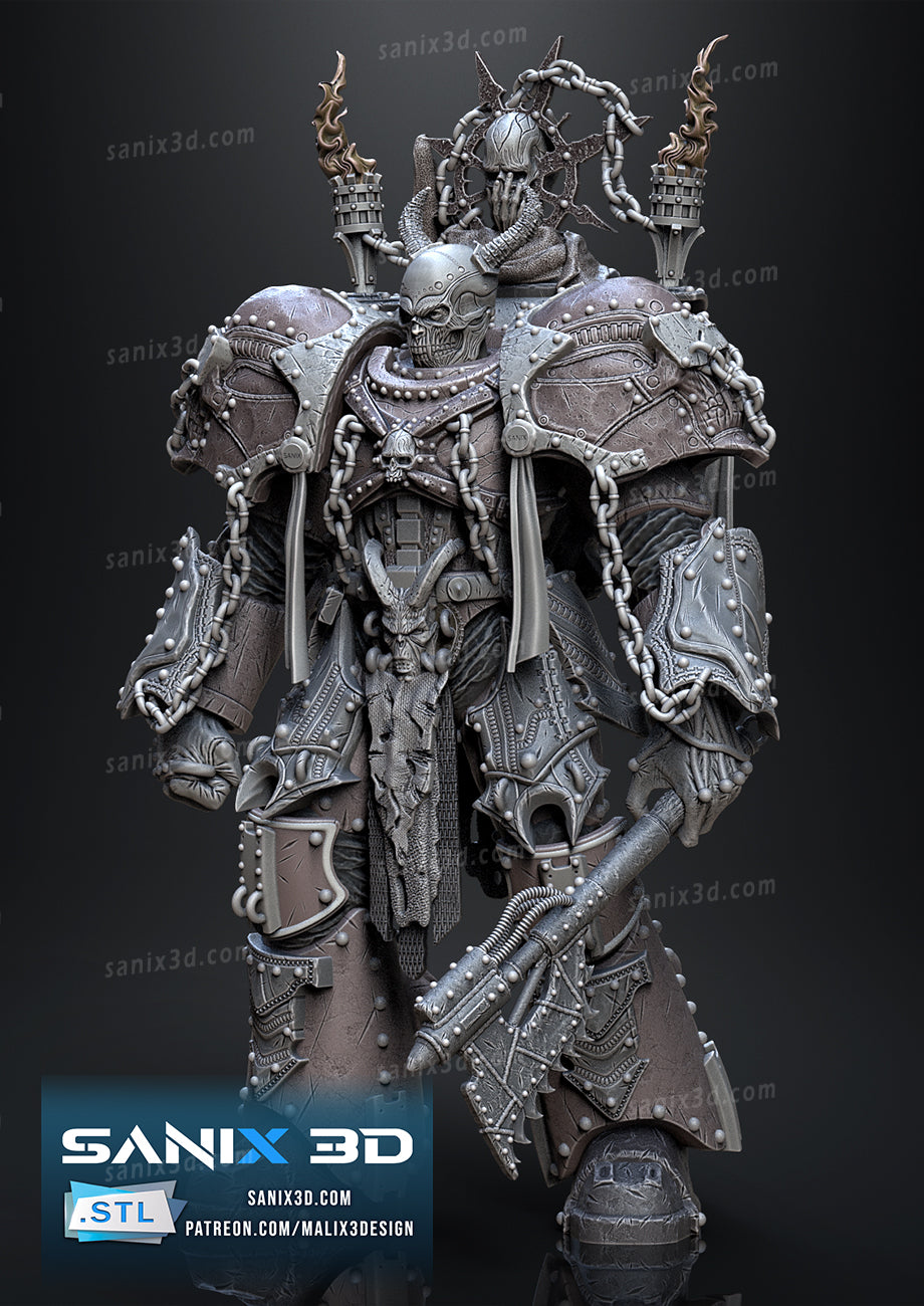 Chaos Colonel (WARMACHINE) - 3D Printed) Fan Art