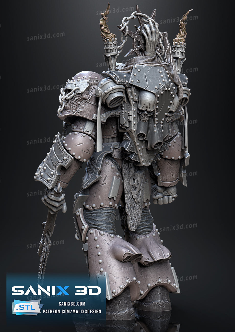 Chaos Colonel (WARMACHINE) - 3D Printed) Fan Art