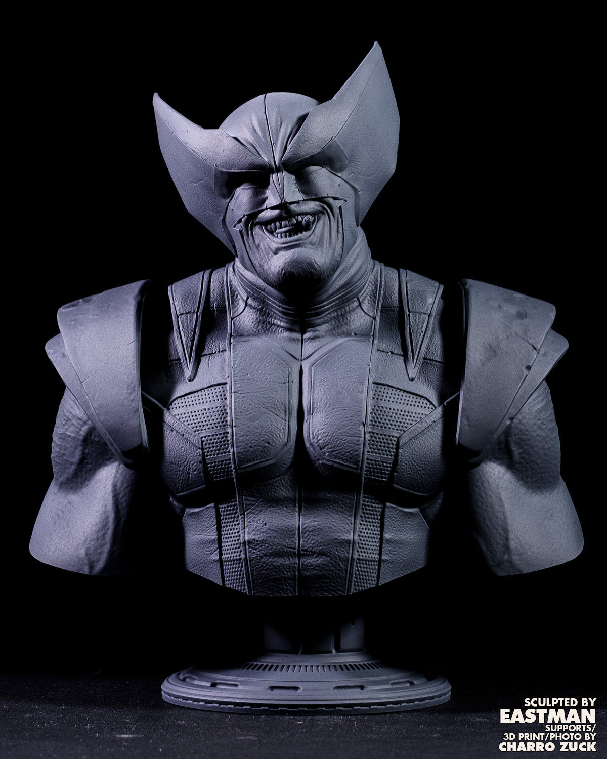 Wolverine (X-Men) Bust - 218mm to 109mm 3D Print (Fan Art)