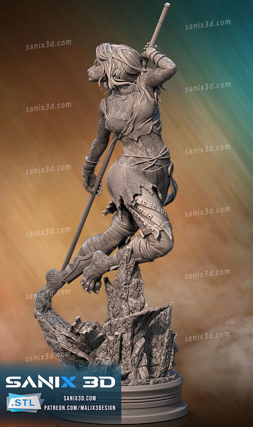 Cheetara (ThunderCats) Action Figure 3D Resin Printed - 180mm to 362mm - Fan Art