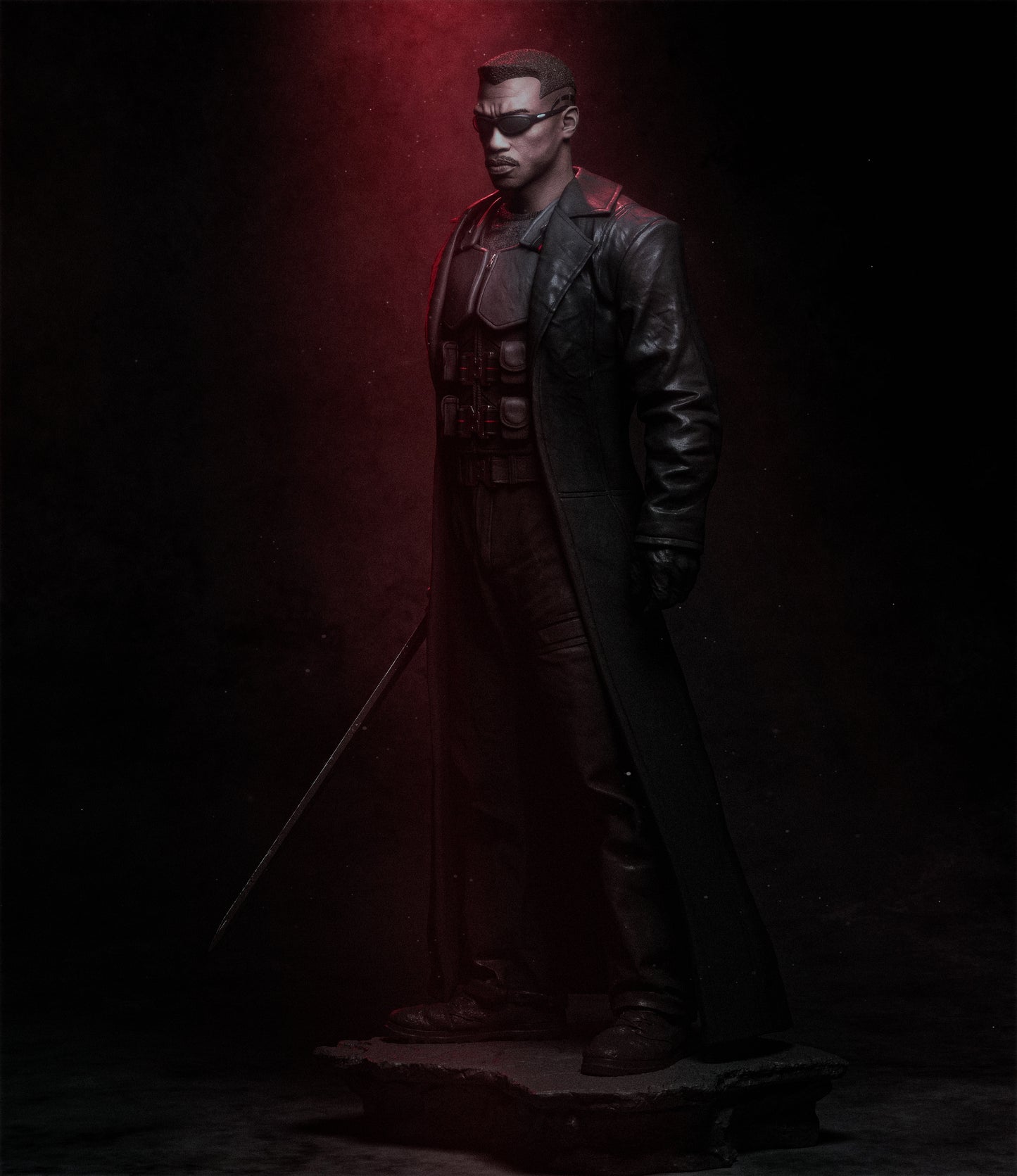 Blade 3D Printed Model Kit Statue - Unpainted and Unassembled 6 scale