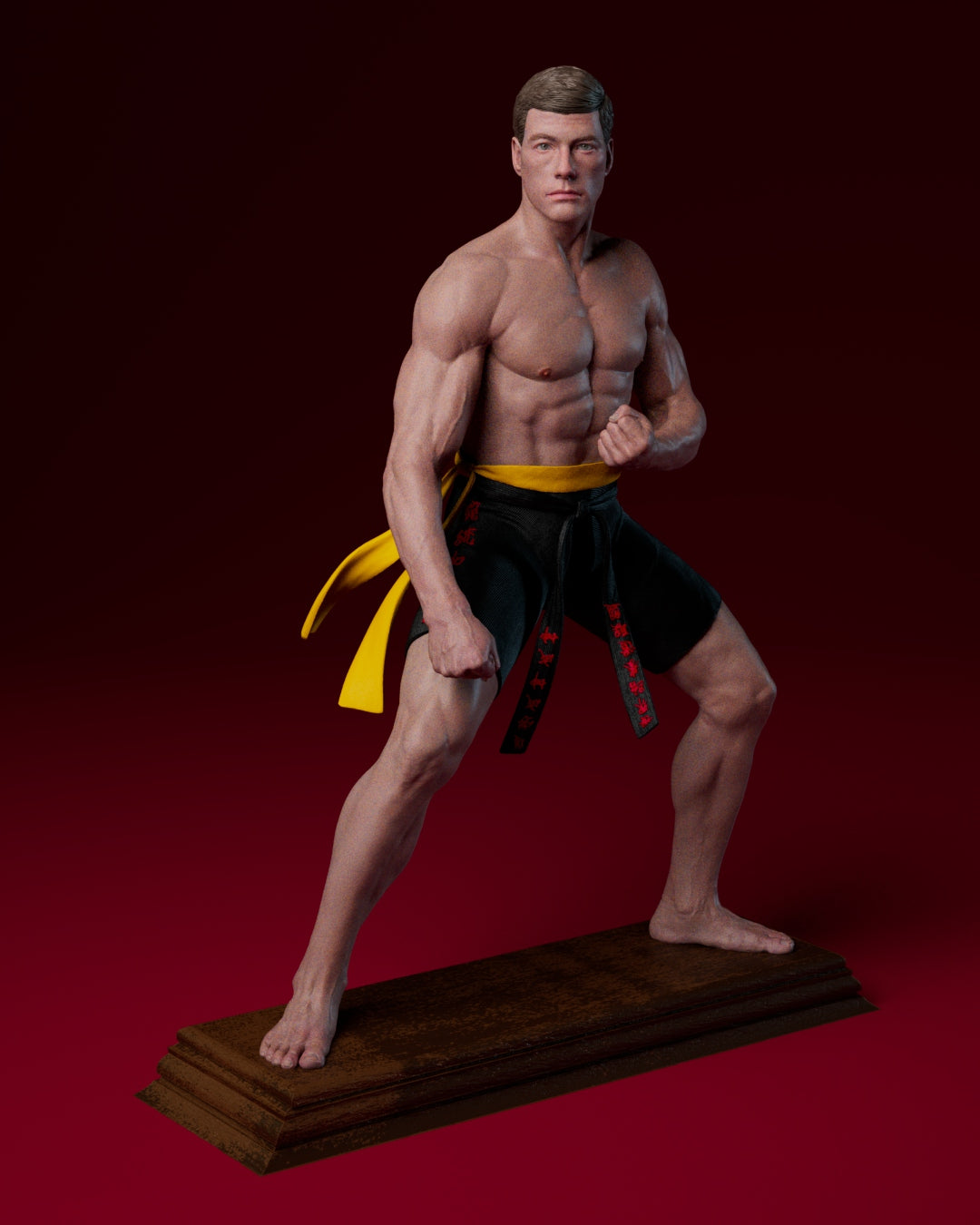 Frank Dux - Bloodsport - 3D Printed Statue Model Kit - 6 and 9 Scale