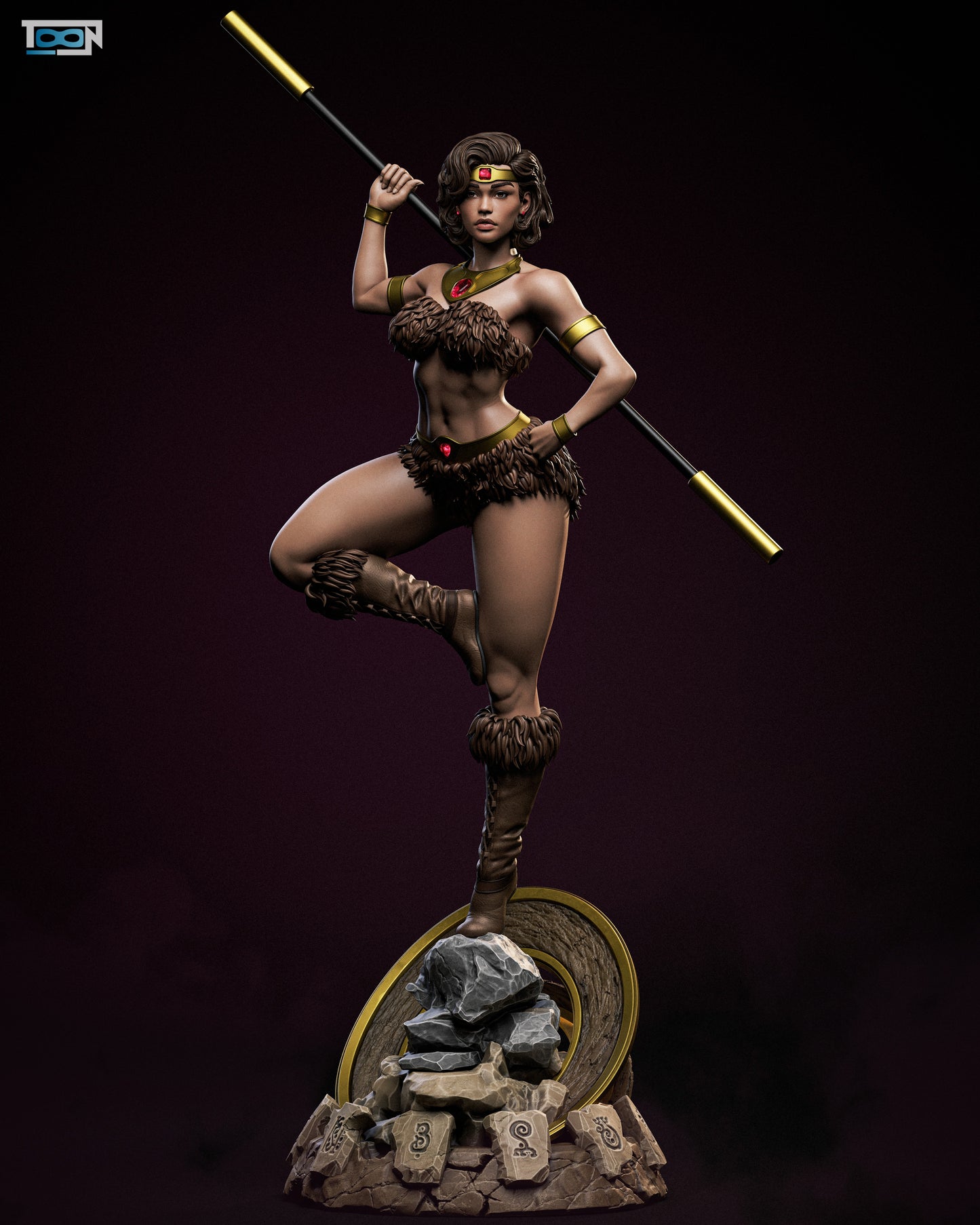 Diane - D&D 3D Printed Statue Model Kit - 6 Scale