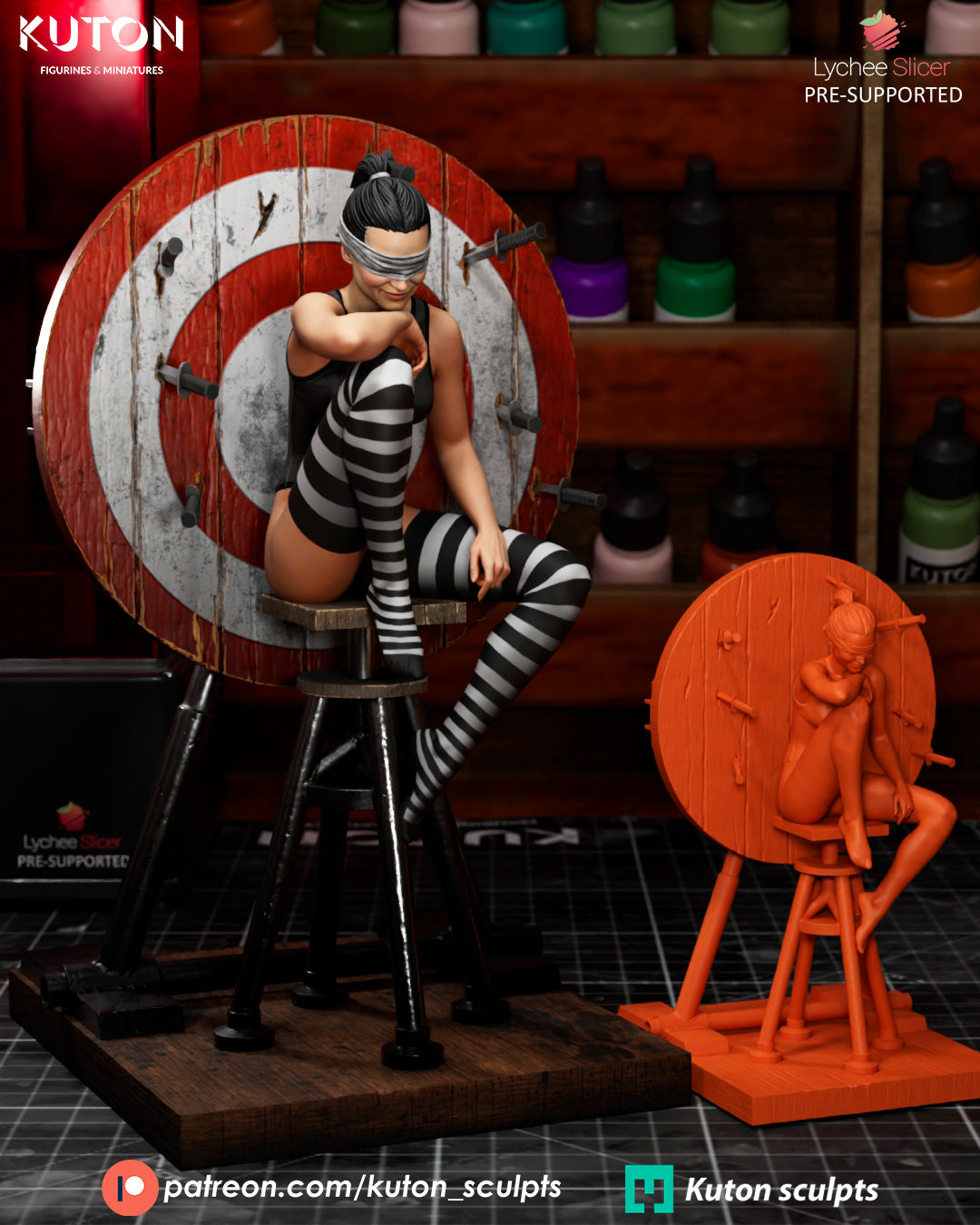 Blind Trust-  3D Printed Model Kit - 1:10 Scale