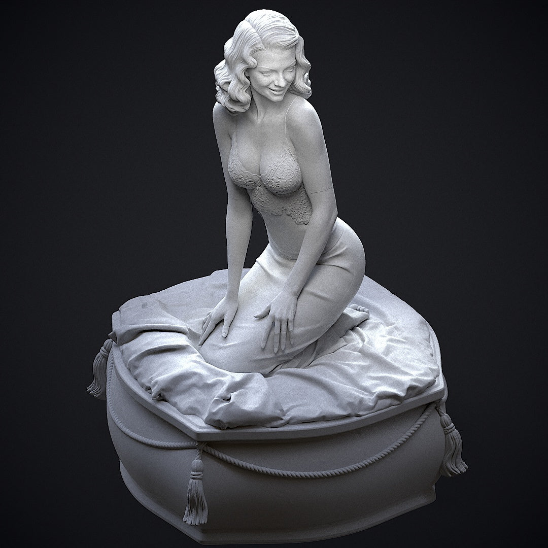 Rita Hayworth - 3D Printed Sculpture Model Kit