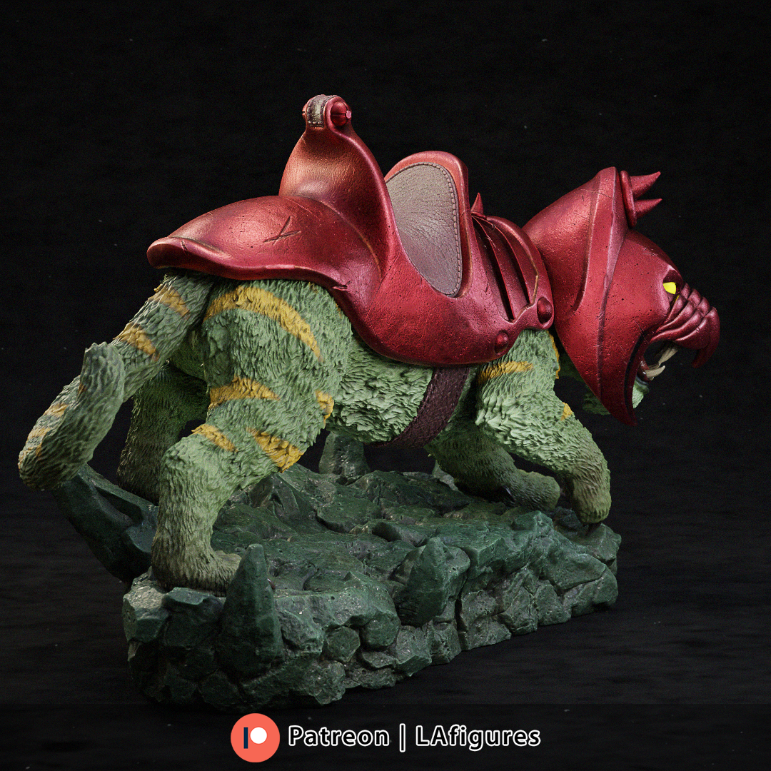 Battle Cat (He-Man) Statue - Fan Art -  10 or 12 scale - 3D Print