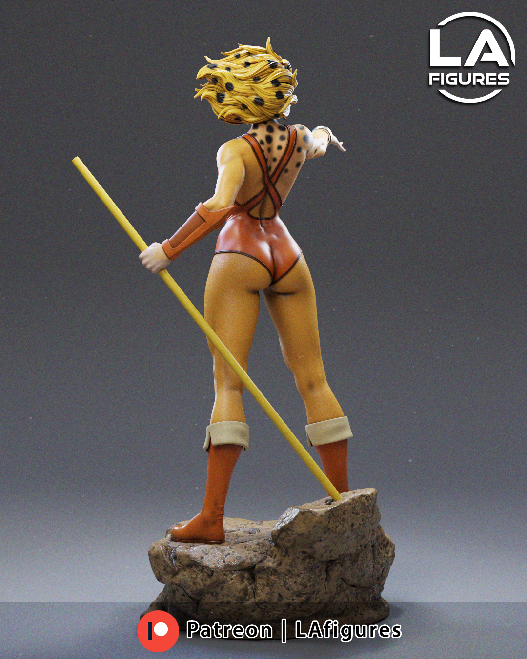 Cheetara (Thundercats) Statue - 223mm - 3D Print Fan Art