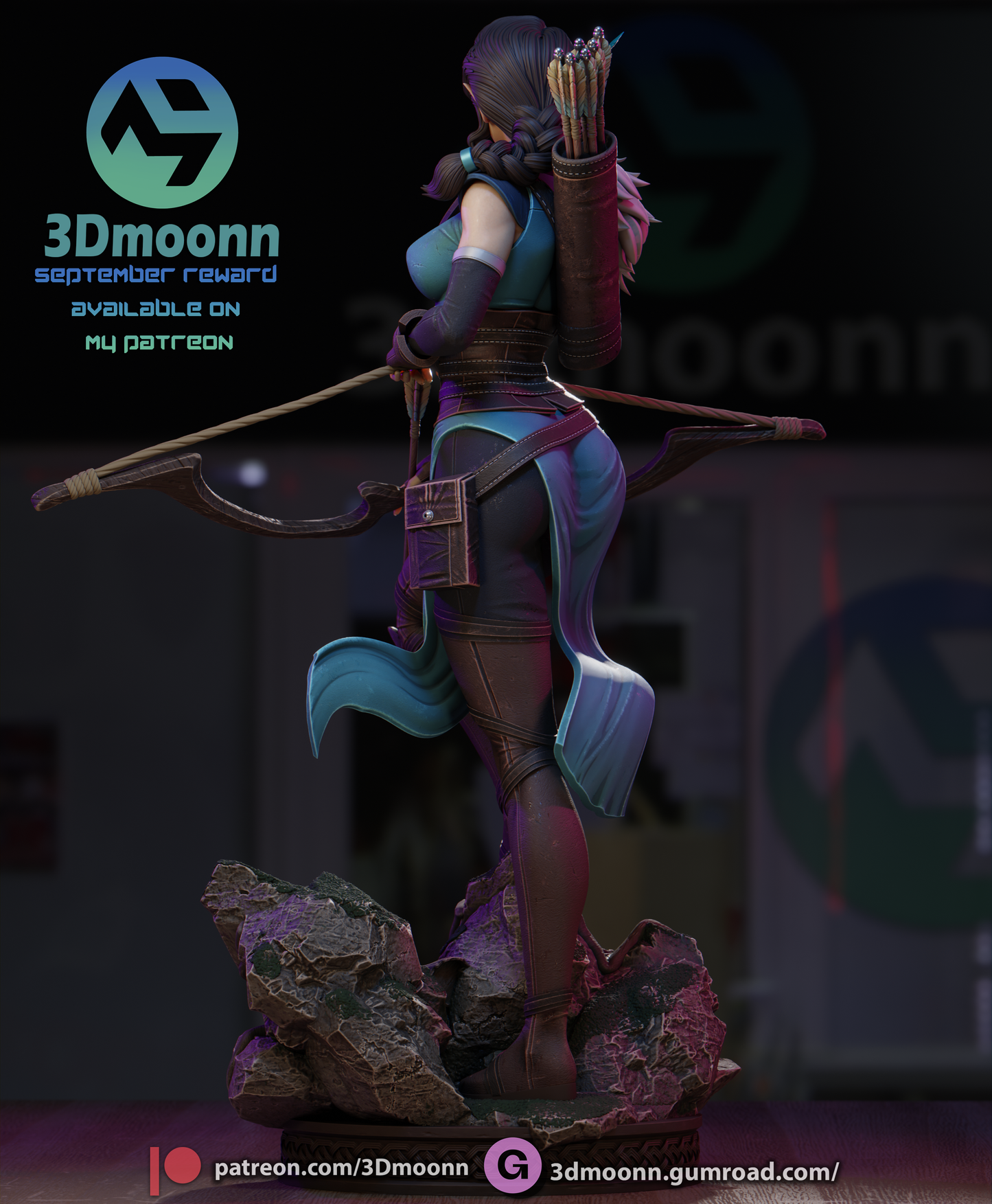 Vex (Vox Machina)- 3d Printed 1:6 model kit