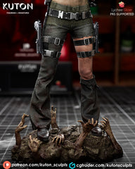 Alice (Resident Evil) - 3D Printed Fan Art - Full Figure (Kuton)