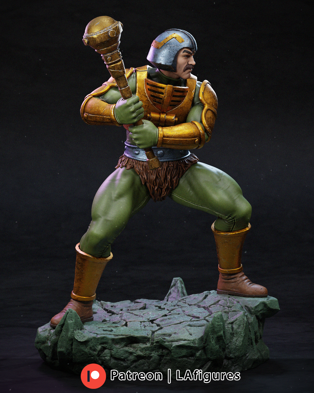 Man at Arms (He-Man) Statue - Fan Art 12/10/8/6 scale - 3D Print