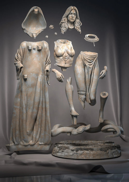 Harmonia - 3D Printed Statue Model Kit