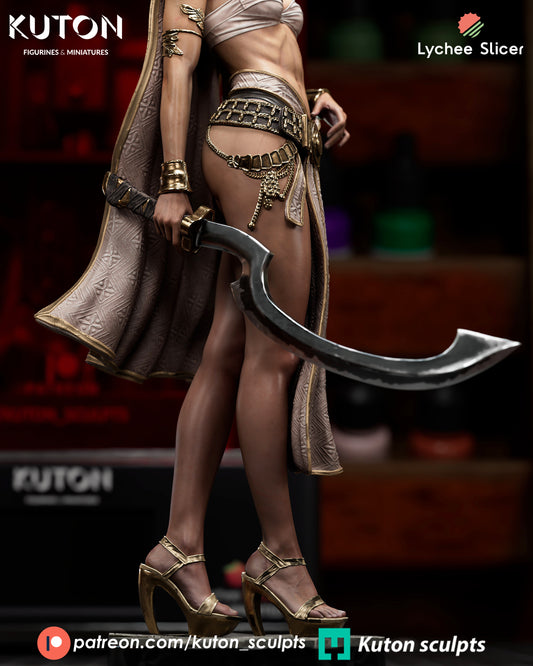 Brunhild - 3D Model Kit Statue - 190mm - 10 Scale Miniature 120mm
