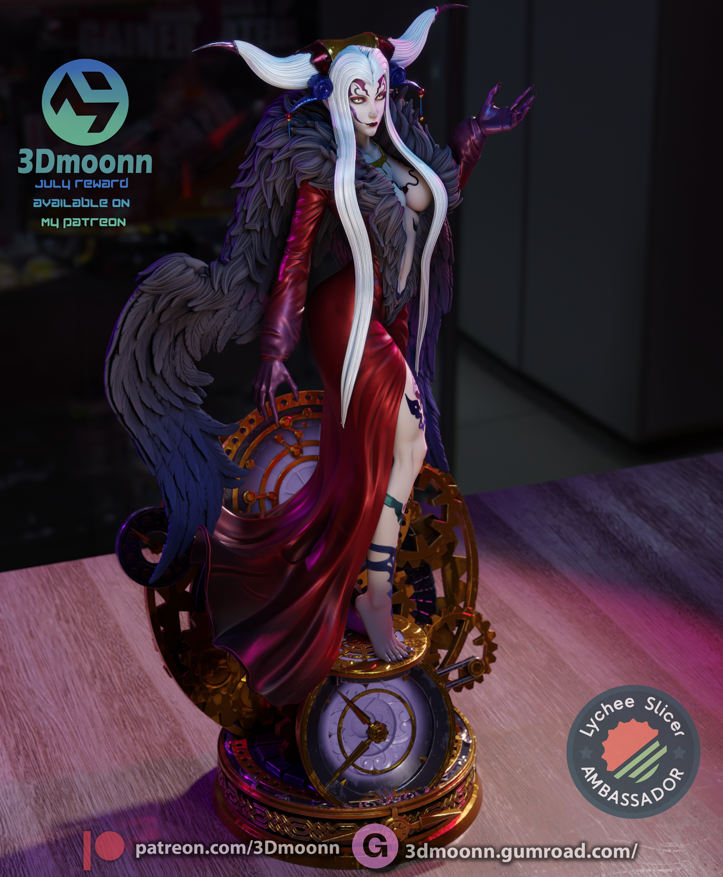 Ultimecia (Final Fantasy) - 3d Printed 1:6 model kit (Fan Art)
