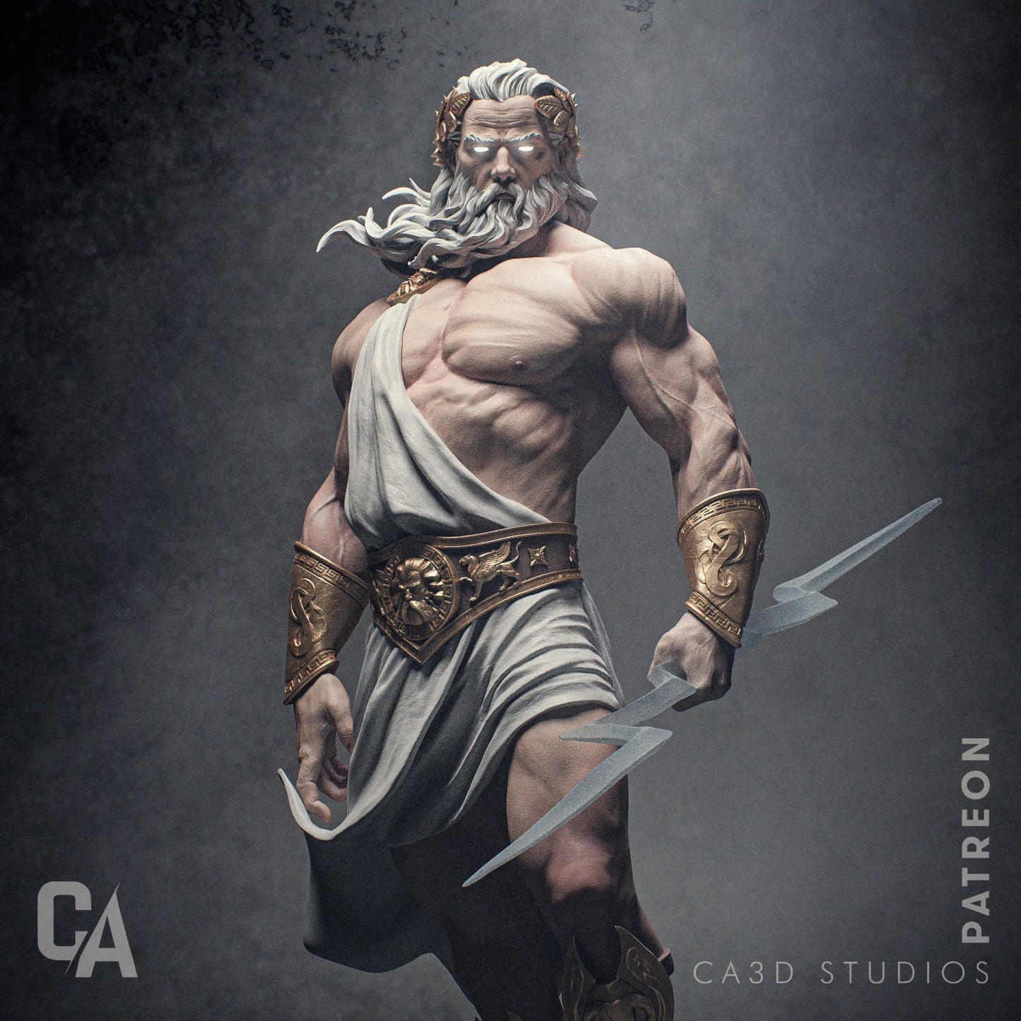 Zeus - 3D Print Statue