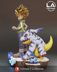 Matt and Gabumon (Digimon) Statue - 187mm - 3D Print Fan Art