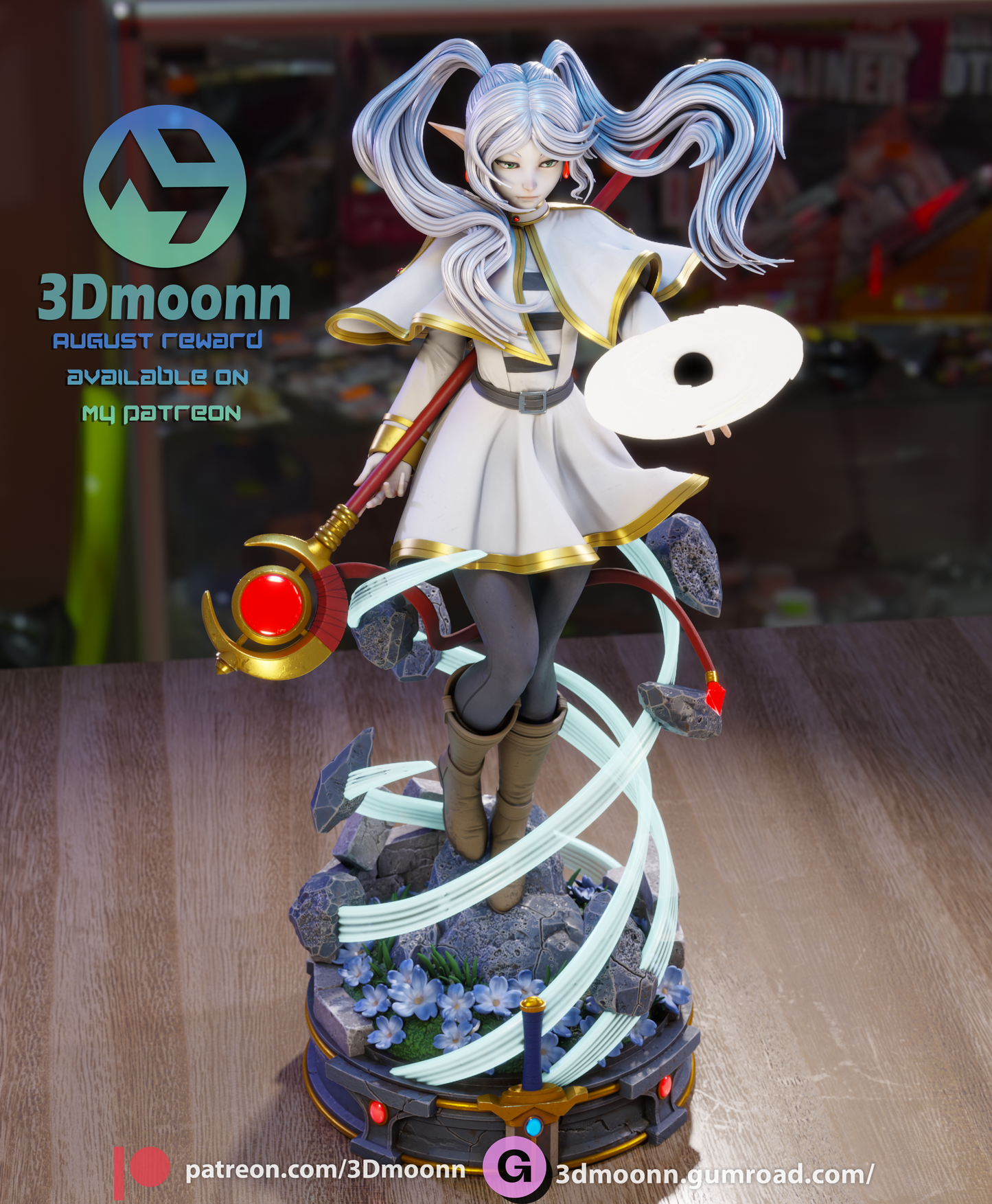 Frieren (Sōsō no Frieren) - 3d Printed 1:6 model kit (Fan Art)