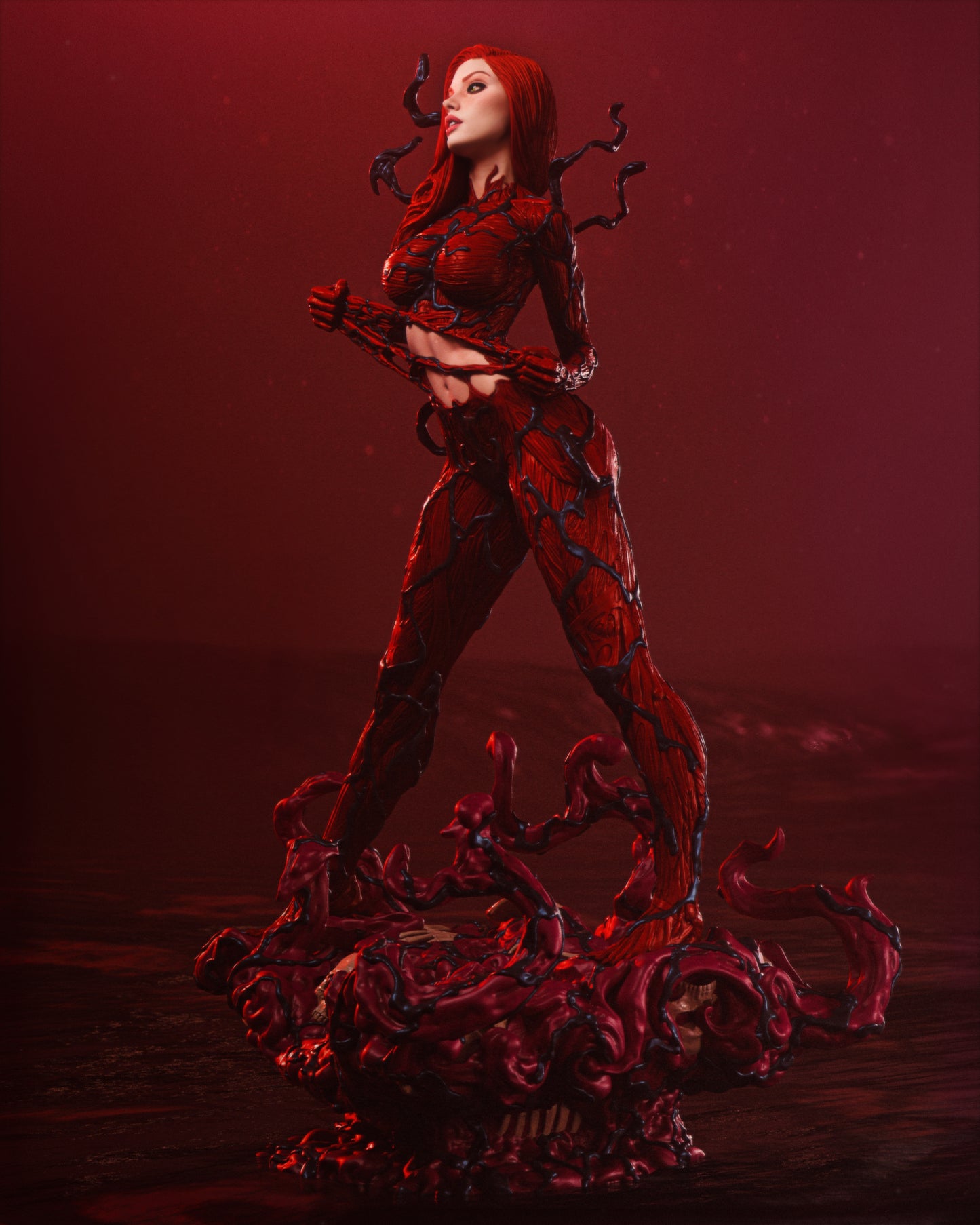 Mary Jane (Carnage) - 3D Printed Model Kit - 1:6 scale (Fan Art)