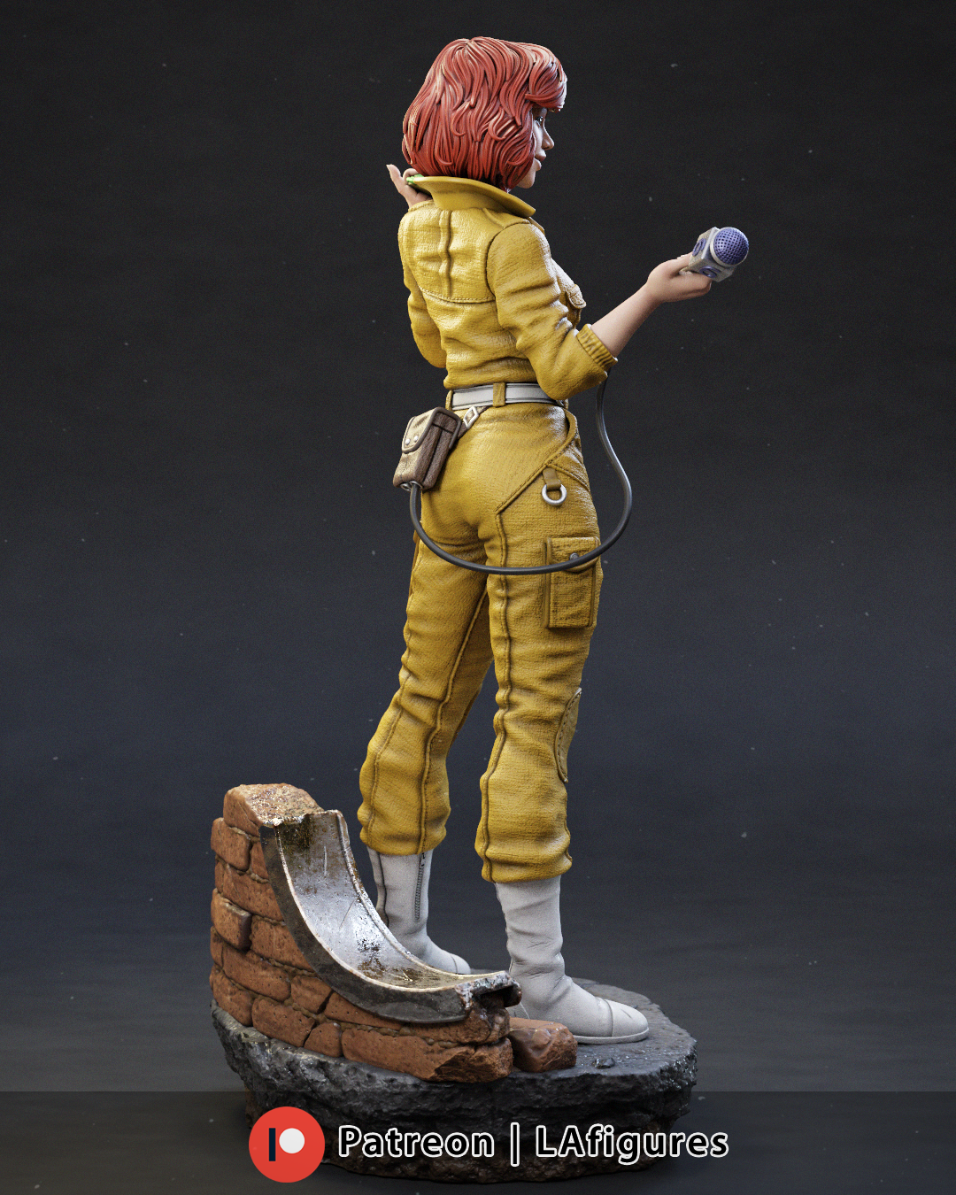 April O'Neil (TMNT) Statue - Fan Art 10 Scale (210mm) 3D Print Kit