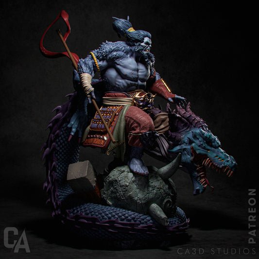Beast Samurai (Fan Art) Sculpture - 9 or 12 scale - 3D Print