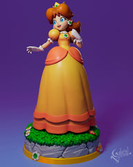 Daisy - Mario 3D Printed model, unassembled and unpainted