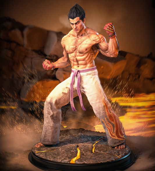 Kazuya - 3d Printed Model Action / Museum pose statue - 9 and 6 scale