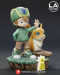 TK and Patamon (Digimon) Statue - 133mm - 3D Print Fan Art