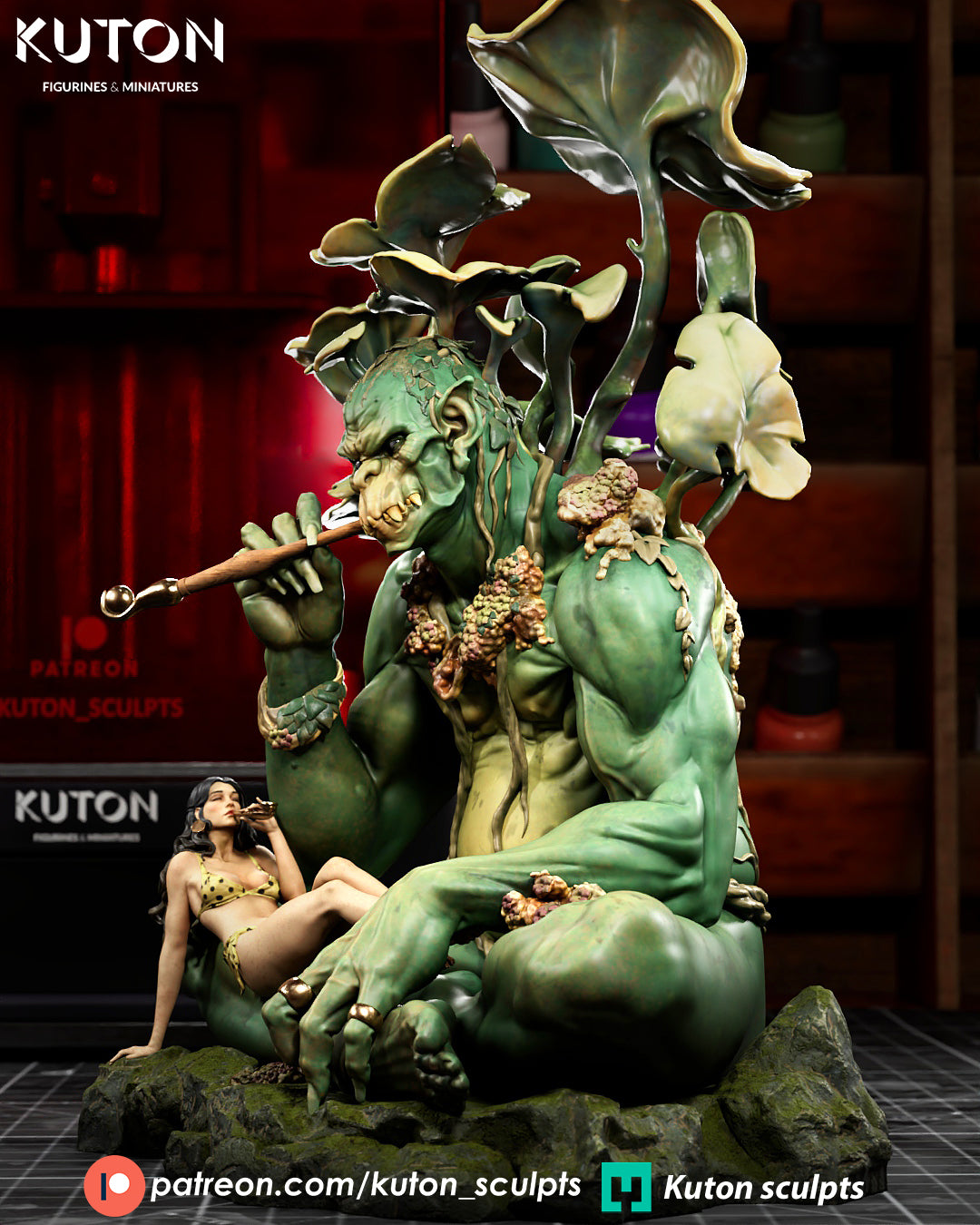 Forest Consort (Kuton Original) - 3D Printed Model Kit
