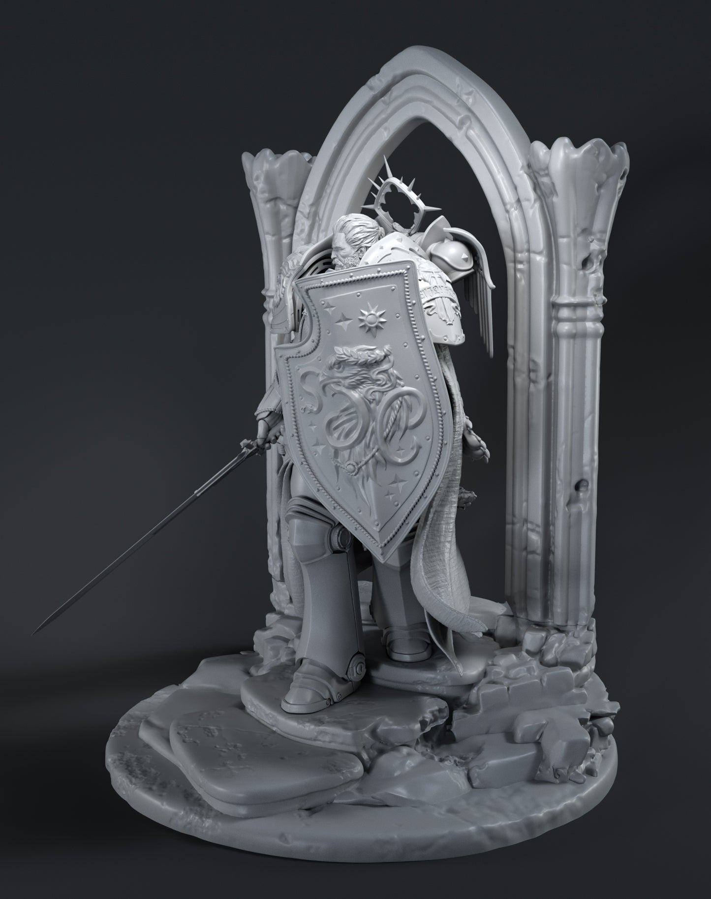Lion El' Jonson 3D Printed model - Fan Art