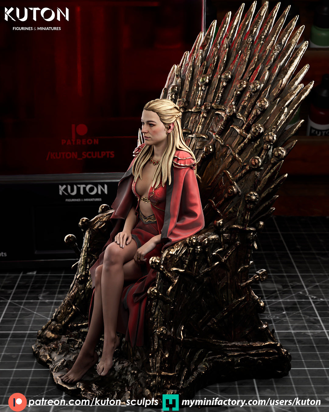 Rhaenyra - 3D Printed Statue / Bust  Model Kit