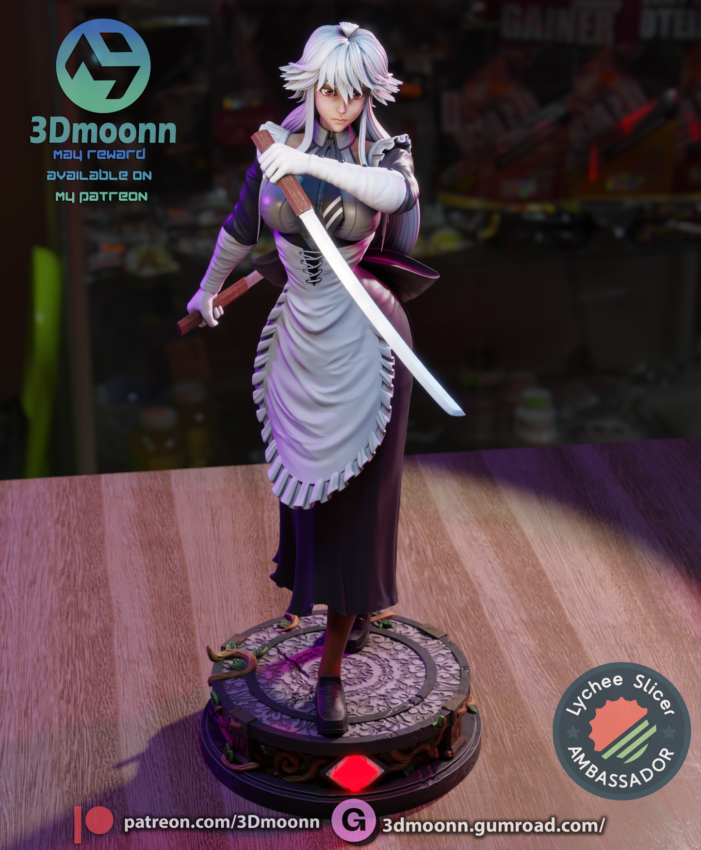 Reanette Elfelt (Ossan Newbie Adventurer) - 3d Printed 1:6 model kit